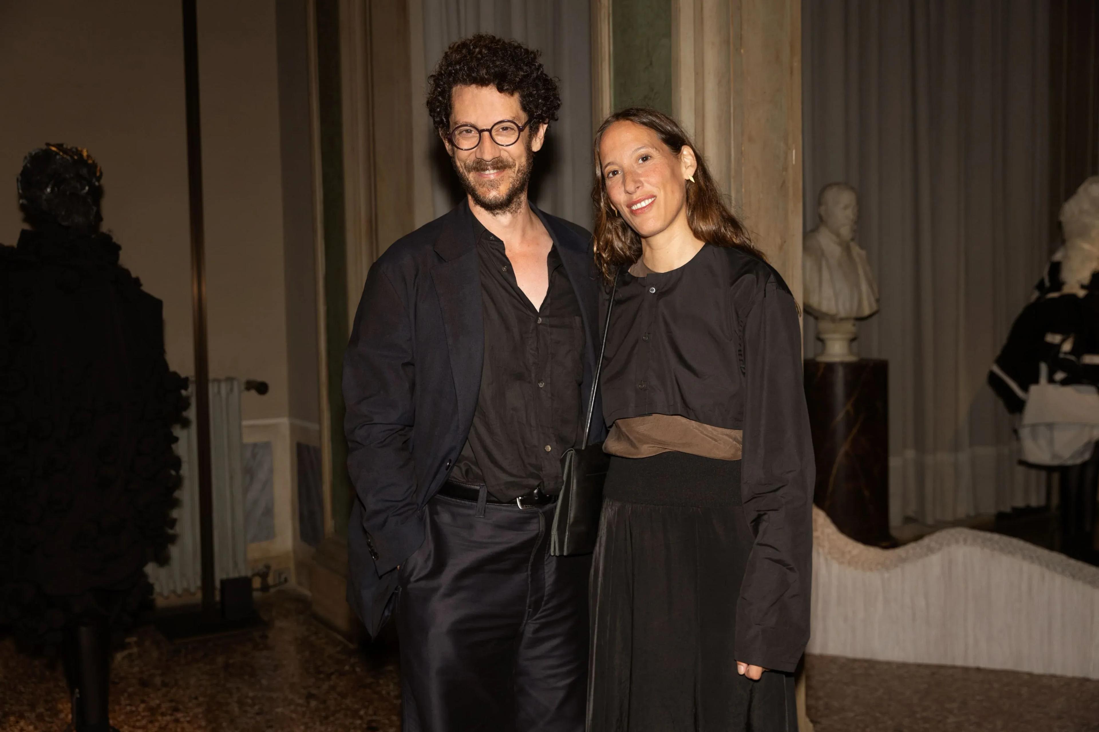 Xavier Manosa and Jara Varela posing together at the event